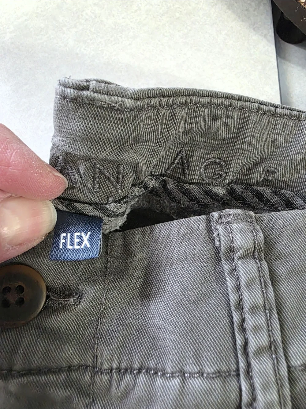 NEW American Eagle Flex - Men's Gray and Khaki Pants 34x34
